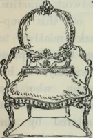 An illustration from The book of decorative furniture, its form, colour and history (1910)