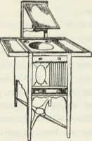 An illustration from The book of decorative furniture, its form, colour and history (1910)