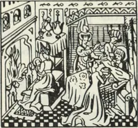 An illustration from The book of decorative furniture, its form, colour and history (1910)