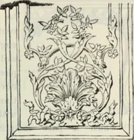An illustration from The book of decorative furniture, its form, colour and history (1910)