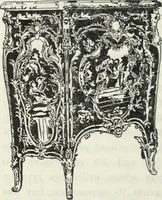 An illustration from The book of decorative furniture, its form, colour and history (1910)
