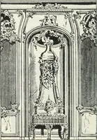 An illustration from The book of decorative furniture, its form, colour and history (1910)