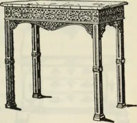 An illustration from The book of decorative furniture, its form, colour and history (1910)