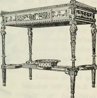 An illustration from The book of decorative furniture, its form, colour and history (1910)