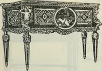 An illustration from The book of decorative furniture, its form, colour and history (1910)