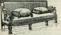 An illustration from The book of decorative furniture, its form, colour and history (1910)