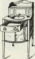 An illustration from The book of decorative furniture, its form, colour and history (1910)