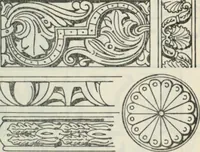 An illustration from The book of decorative furniture, its form, colour and history (1910)