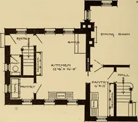 An illustration from A book of distinctive interiors; (1912)