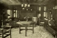 An illustration from A book of distinctive interiors; (1912)