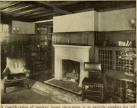An illustration from A book of distinctive interiors; (1912)