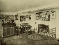 An illustration from A book of distinctive interiors; (1912)