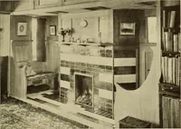 An illustration from A book of distinctive interiors; (1912)
