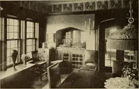 An illustration from A book of distinctive interiors; (1912)