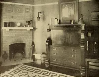 An illustration from A book of distinctive interiors; (1912)