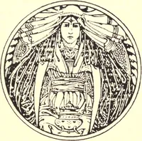 An illustration from The book of dreams and ghosts (1899)