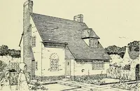 An illustration from The book of the exhibition of houses and cottages, Romford garden suburb, Gidea Park (1911)