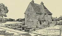 An illustration from The book of the exhibition of houses and cottages, Romford garden suburb, Gidea Park (1911)