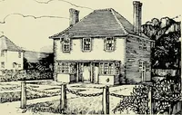 An illustration from The book of the exhibition of houses and cottages, Romford garden suburb, Gidea Park (1911)