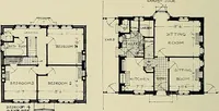 An illustration from The book of the exhibition of houses and cottages, Romford garden suburb, Gidea Park (1911)