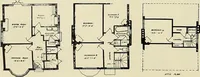 An illustration from The book of the exhibition of houses and cottages, Romford garden suburb, Gidea Park (1911)