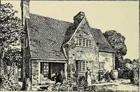 An illustration from The book of the exhibition of houses and cottages, Romford garden suburb, Gidea Park (1911)