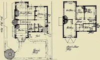 An illustration from The book of the exhibition of houses and cottages, Romford garden suburb, Gidea Park (1911)