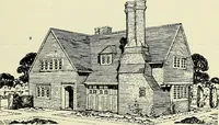An illustration from The book of the exhibition of houses and cottages, Romford garden suburb, Gidea Park (1911)