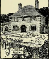 An illustration from The book of the exhibition of houses and cottages, Romford garden suburb, Gidea Park (1911)