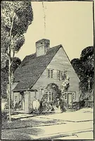 An illustration from The book of the exhibition of houses and cottages, Romford garden suburb, Gidea Park (1911)