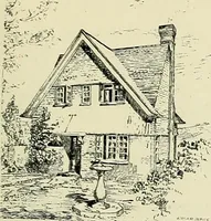 An illustration from The book of the exhibition of houses and cottages, Romford garden suburb, Gidea Park (1911)