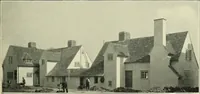 An illustration from The book of the exhibition of houses and cottages, Romford garden suburb, Gidea Park (1911)
