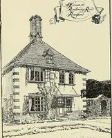 An illustration from The book of the exhibition of houses and cottages, Romford garden suburb, Gidea Park (1911)