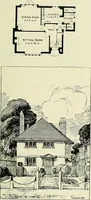An illustration from The book of the exhibition of houses and cottages, Romford garden suburb, Gidea Park (1911)