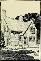 An illustration from The book of the exhibition of houses and cottages, Romford garden suburb, Gidea Park (1911)