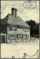 An illustration from The book of the exhibition of houses and cottages, Romford garden suburb, Gidea Park (1911)