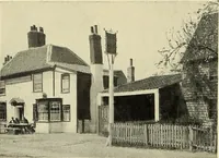 An illustration from The book of the exhibition of houses and cottages, Romford garden suburb, Gidea Park (1911)