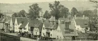 An illustration from The book of the exhibition of houses and cottages, Romford garden suburb, Gidea Park (1911)