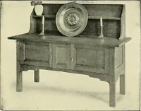 An illustration from The book of the exhibition of houses and cottages, Romford garden suburb, Gidea Park (1911)