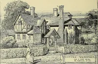 An illustration from The book of the exhibition of houses and cottages, Romford garden suburb, Gidea Park (1911)