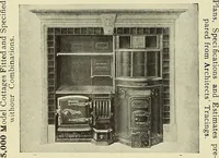 An illustration from The book of the exhibition of houses and cottages, Romford garden suburb, Gidea Park (1911)
