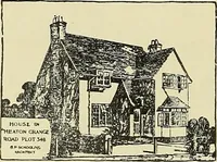 An illustration from The book of the exhibition of houses and cottages, Romford garden suburb, Gidea Park (1911)