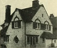An illustration from The book of the exhibition of houses and cottages, Romford garden suburb, Gidea Park (1911)