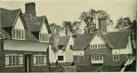 An illustration from The book of the exhibition of houses and cottages, Romford garden suburb, Gidea Park (1911)