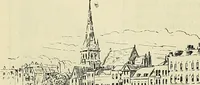 An illustration from The book of the exhibition of houses and cottages, Romford garden suburb, Gidea Park (1911)