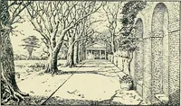 An illustration from The book of the exhibition of houses and cottages, Romford garden suburb, Gidea Park (1911)