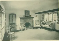 An illustration from The book of the exhibition of houses and cottages, Romford garden suburb, Gidea Park (1911)