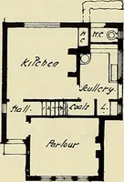 An illustration from The book of the exhibition of houses and cottages, Romford garden suburb, Gidea Park (1911)