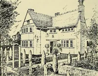 An illustration from The book of the exhibition of houses and cottages, Romford garden suburb, Gidea Park (1911)