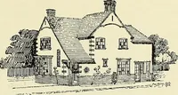 An illustration from The book of the exhibition of houses and cottages, Romford garden suburb, Gidea Park (1911)